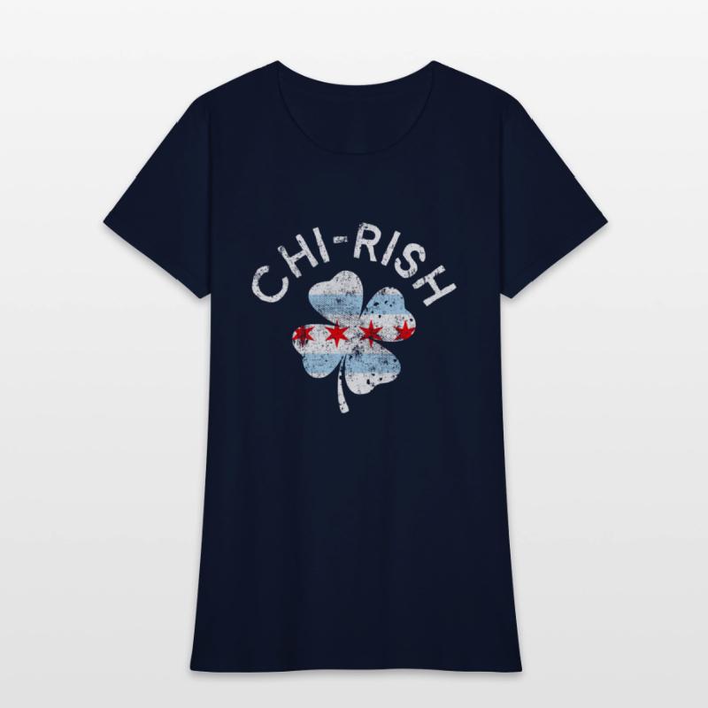 Chi-Rish Chicago Flag Lucky C St Patrick'S Day