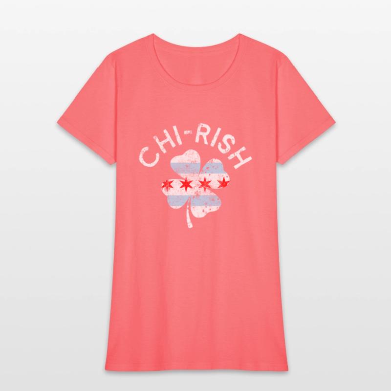 Chi-Rish Chicago Flag Lucky C St Patrick'S Day