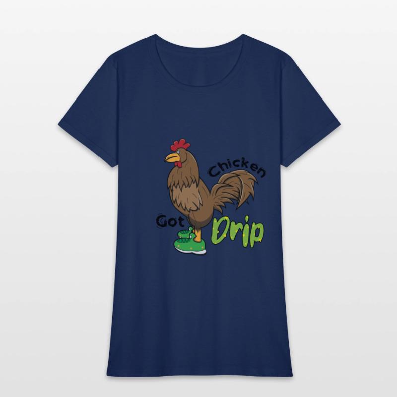 Chicken With Shoes Brown Green DRIP