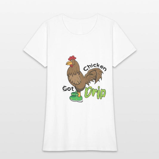 Chicken With Shoes Brown Green DRIP