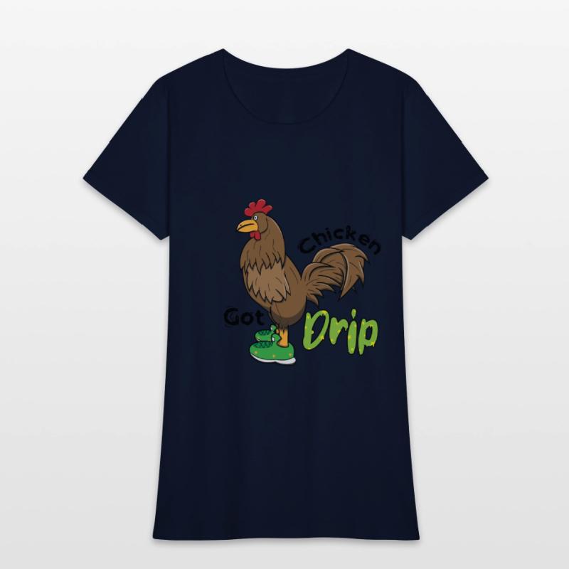 Chicken With Shoes Brown Green DRIP