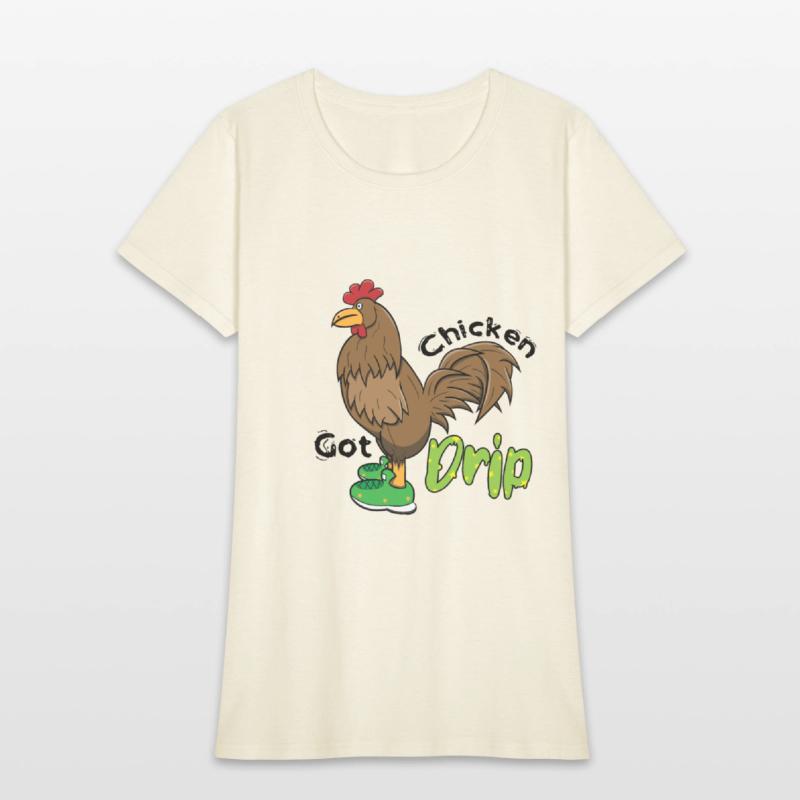 Chicken With Shoes Brown Green DRIP