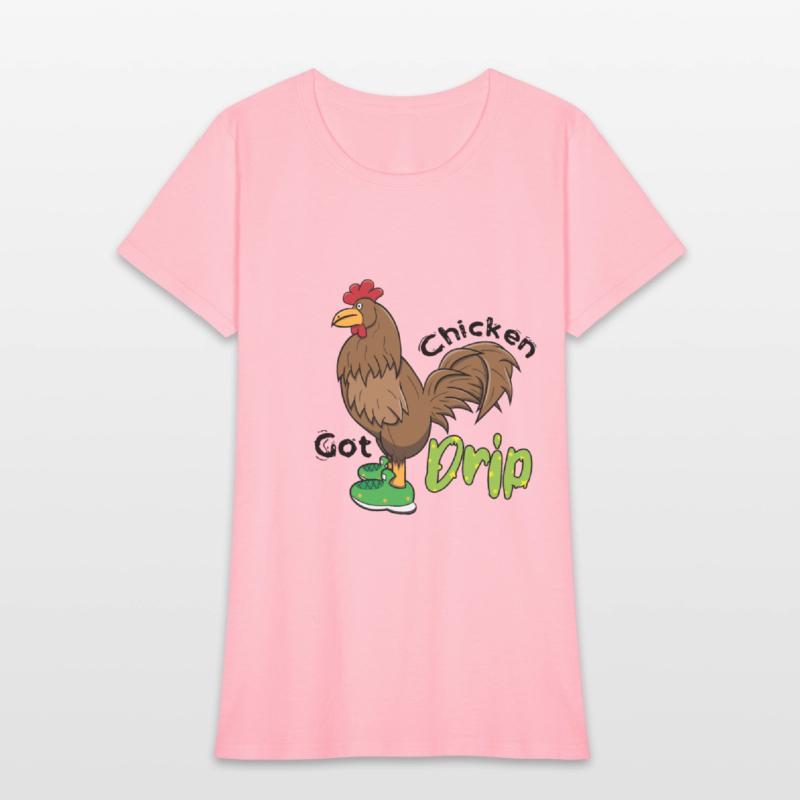 Chicken With Shoes Brown Green DRIP