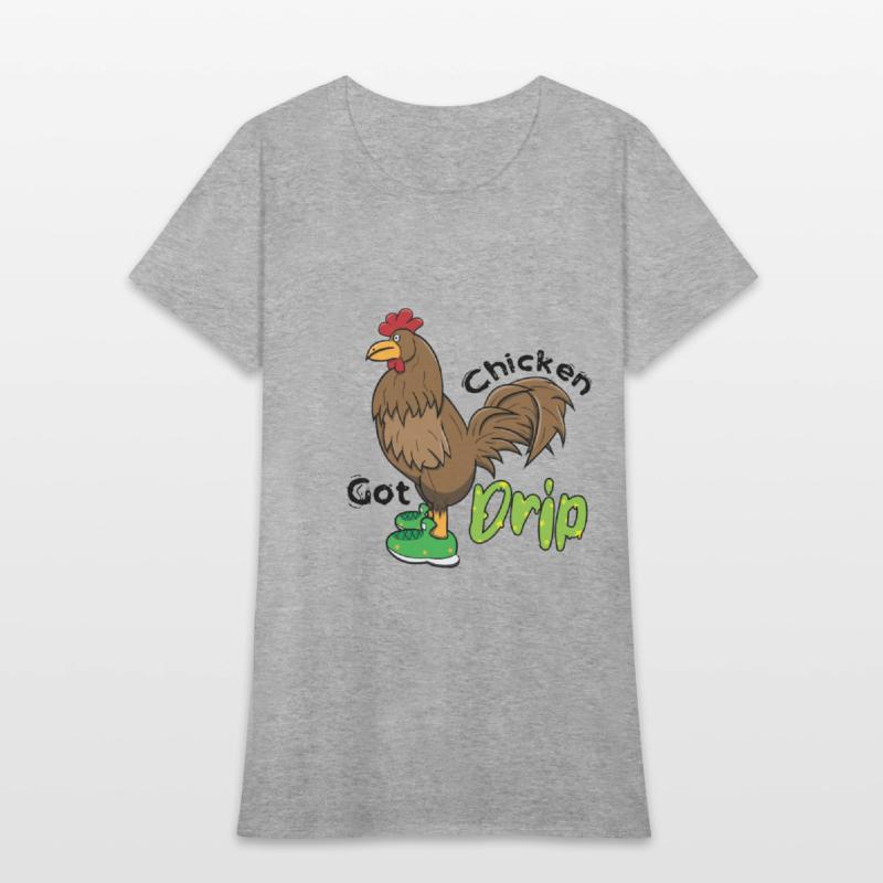 Chicken With Shoes Brown Green DRIP