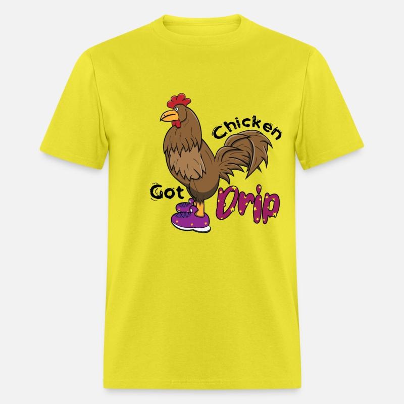 Chicken With Shoes Brown Purple DRIP