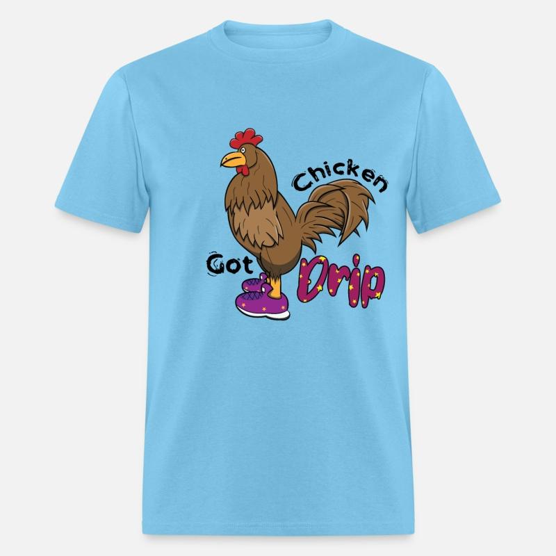 Chicken With Shoes Brown Purple DRIP