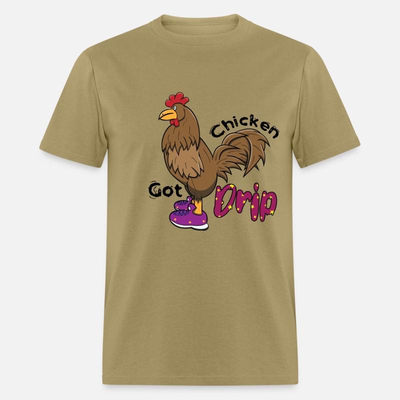 Chicken With Shoes Brown Purple DRIP