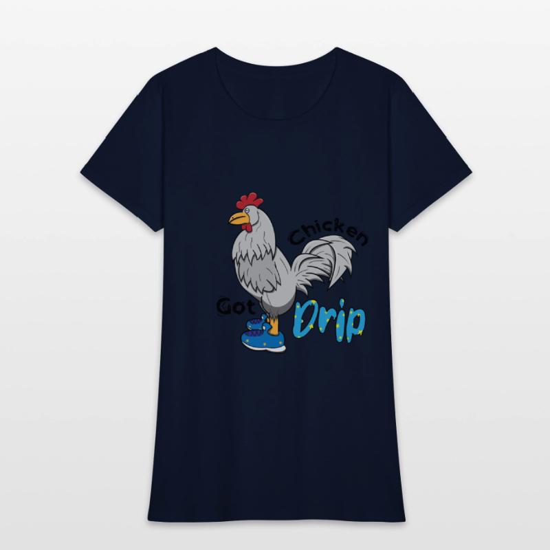 Chicken With Shoes White Blue DRIP