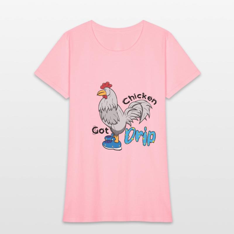 Chicken With Shoes White Blue DRIP