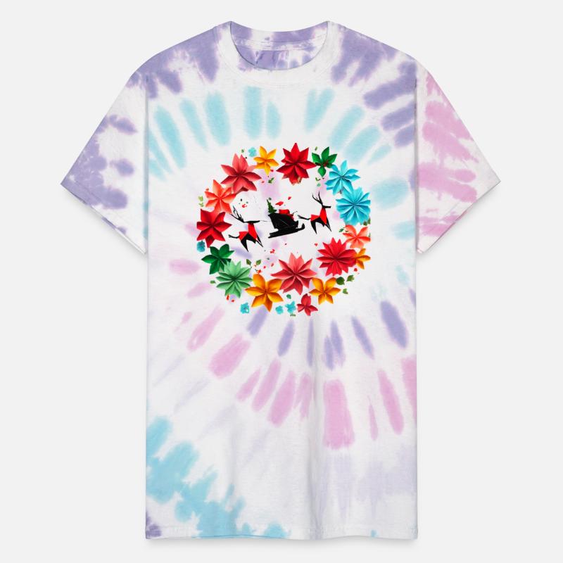 Christmas Floral Reindeer , Festive Holiday