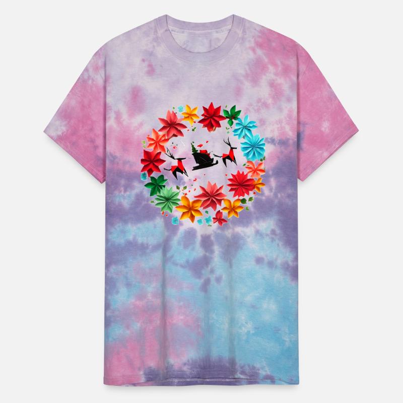 Christmas Floral Reindeer , Festive Holiday