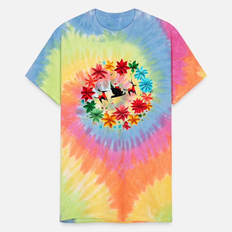 Christmas Floral Reindeer , Festive Holiday