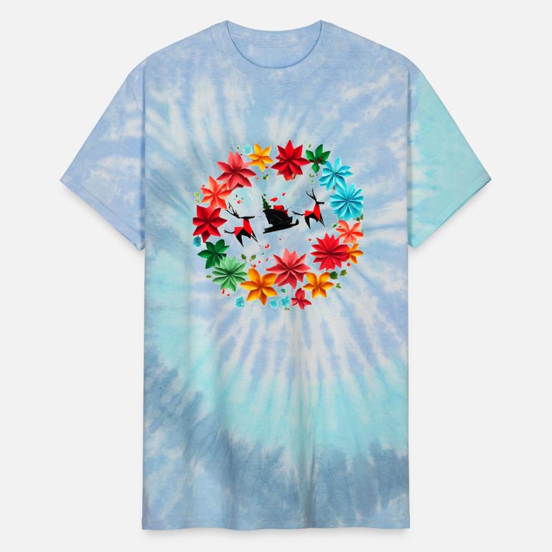 Christmas Floral Reindeer , Festive Holiday