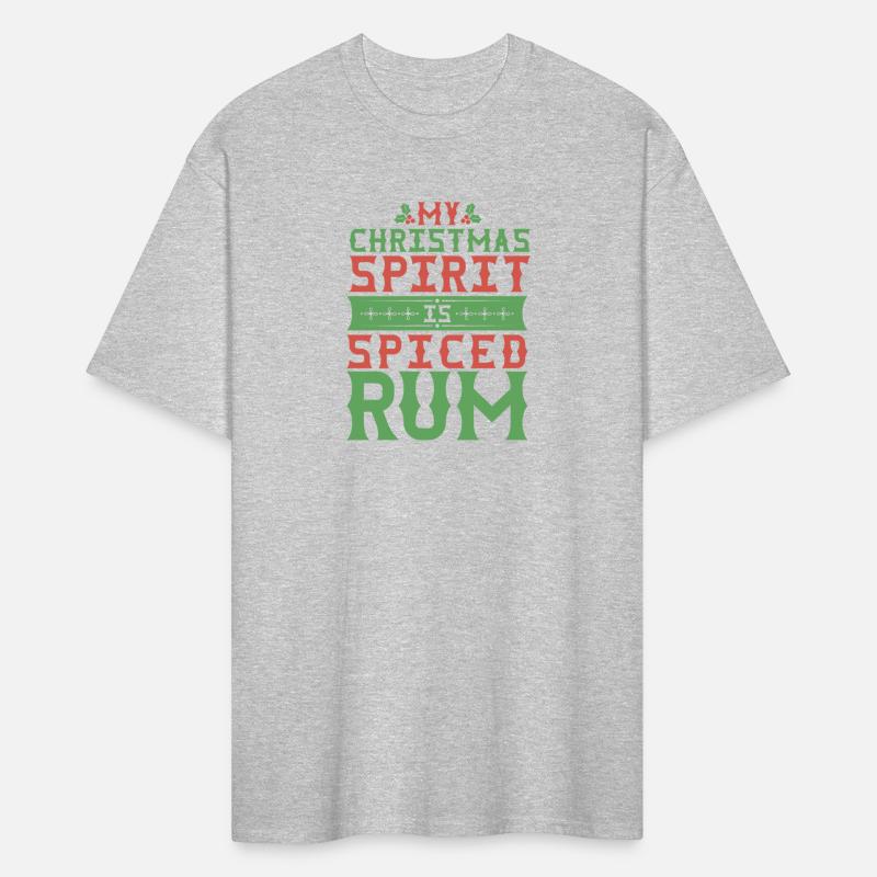 Christmas Spirit is Spiced Rum Funny Bar