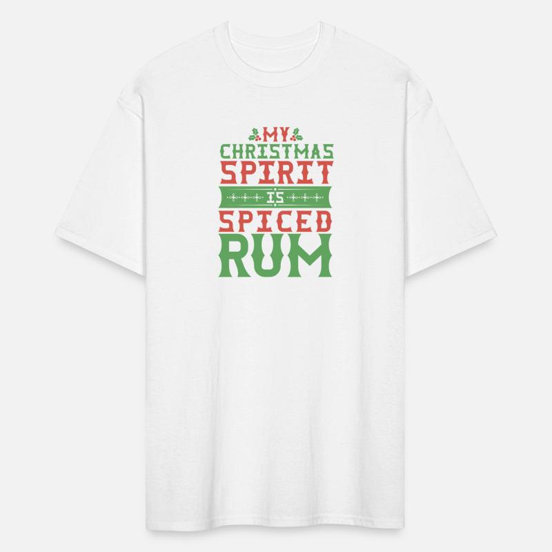 Christmas Spirit is Spiced Rum Funny Bar