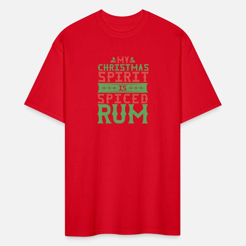 Christmas Spirit is Spiced Rum Funny Bar