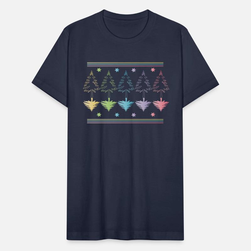 Christmas tree, fir tree or xmas tree outlines
