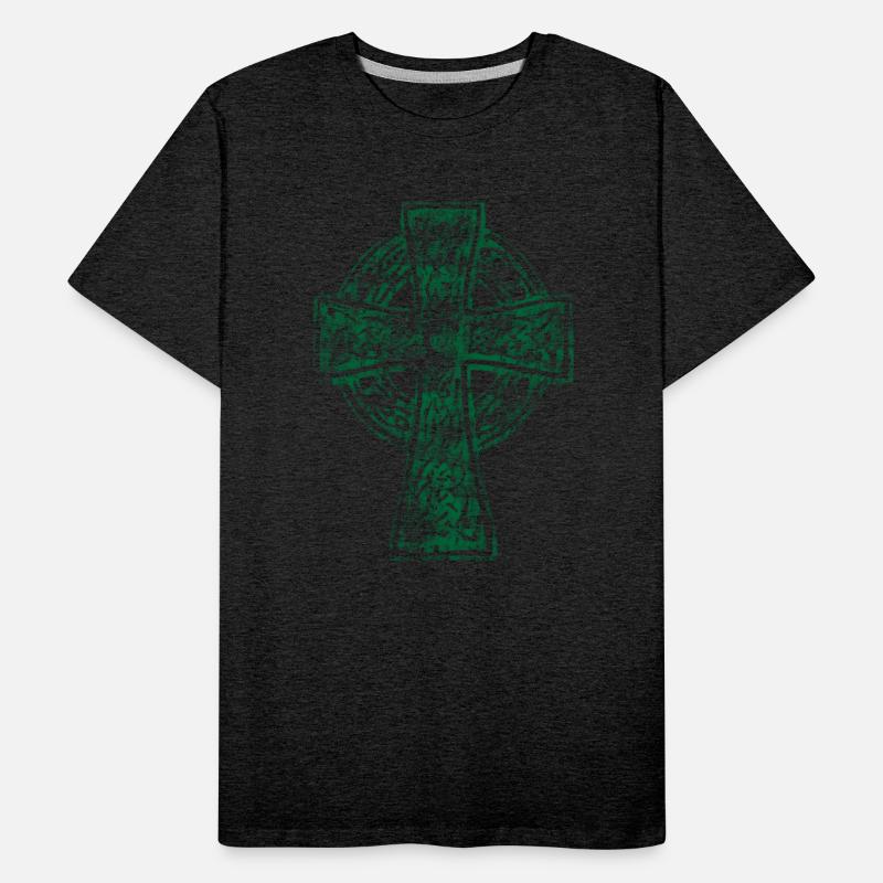 Classic Vintage Style Celtic Cross Crucifix Shirts