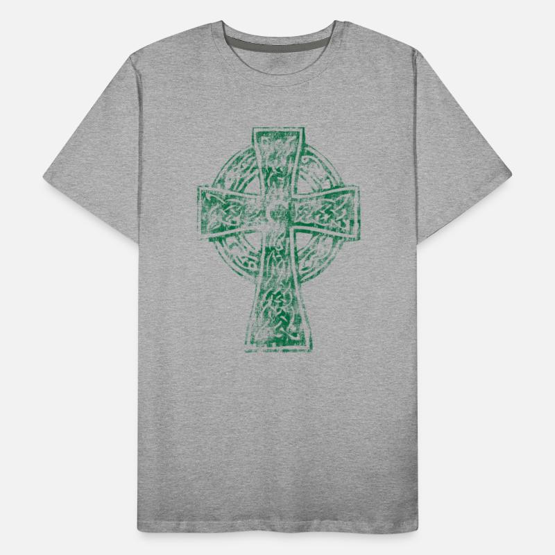 Classic Vintage Style Celtic Cross Crucifix Shirts