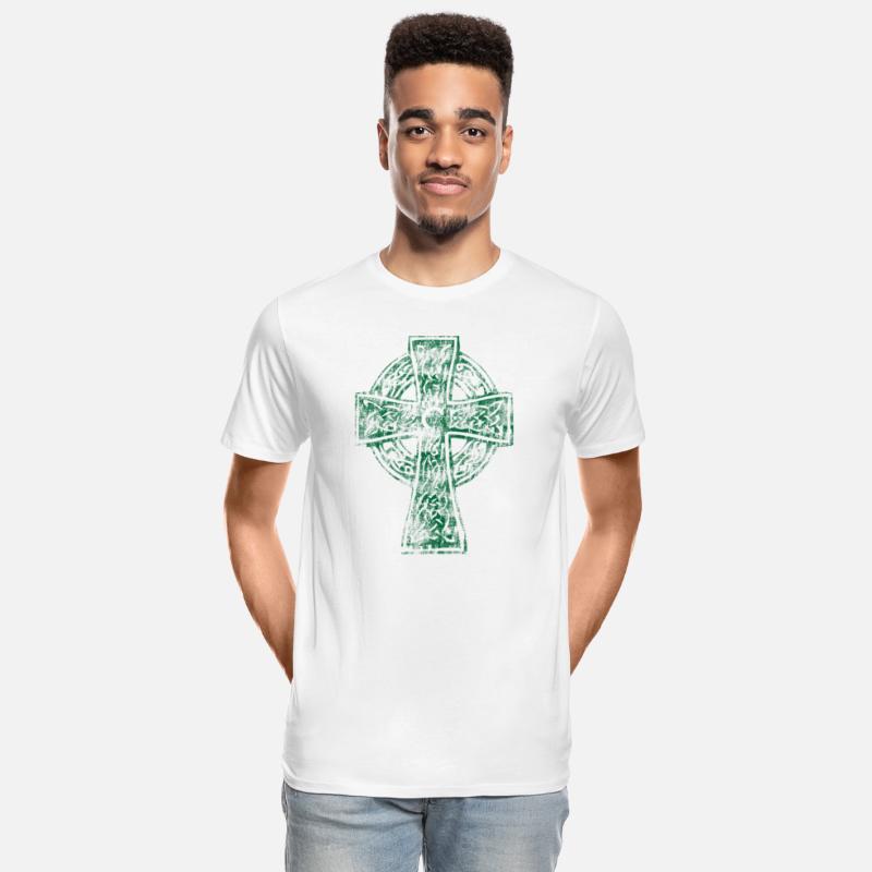 Classic Vintage Style Celtic Cross Crucifix Shirts