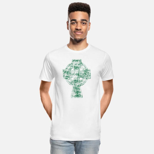 Classic Vintage Style Celtic Cross Crucifix Shirts