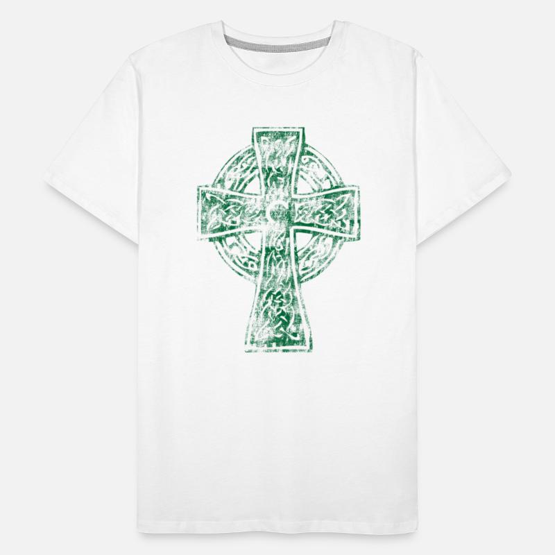 Classic Vintage Style Celtic Cross Crucifix Shirts