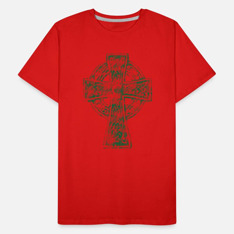 Classic Vintage Style Celtic Cross Crucifix Shirts