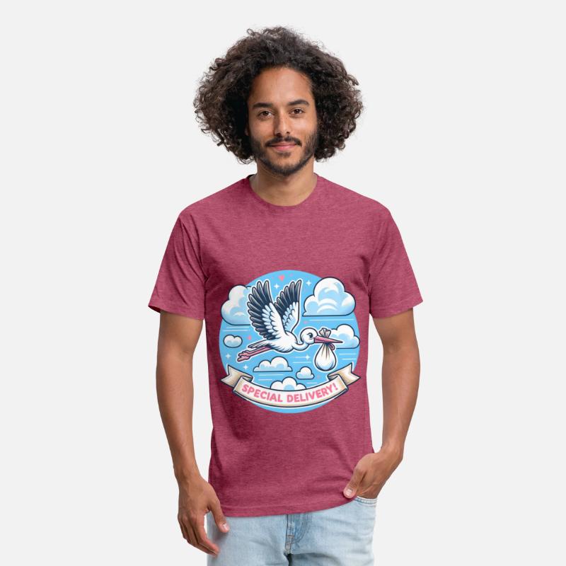 Special Delivery Stork New Baby Announcement