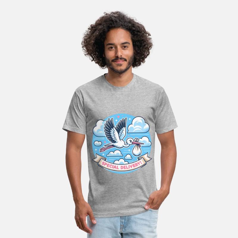 Special Delivery Stork New Baby Announcement