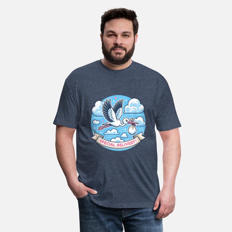 Special Delivery Stork New Baby Announcement