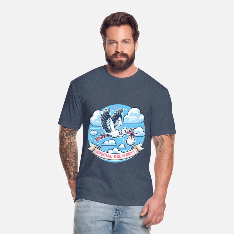 Special Delivery Stork New Baby Announcement