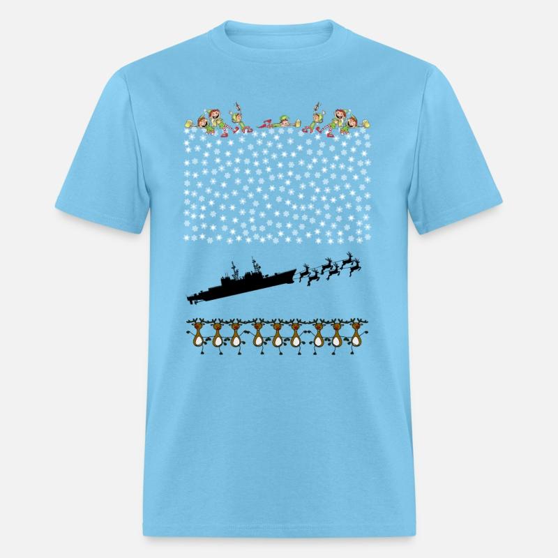 Spruance class destroyer christmas reindeer jumper