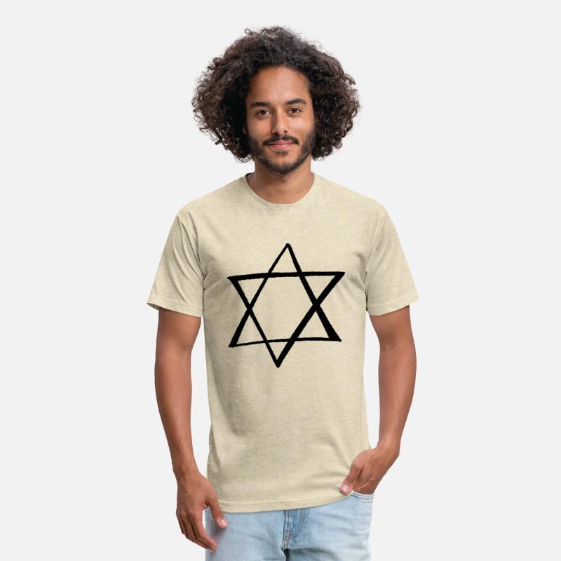 Star of David hand drawn tag