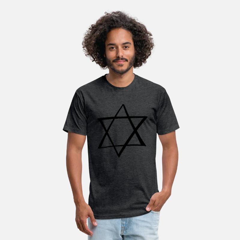 Star of David hand drawn tag