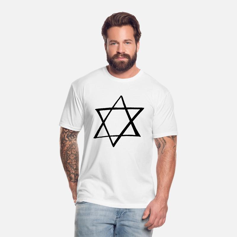 Star of David hand drawn tag