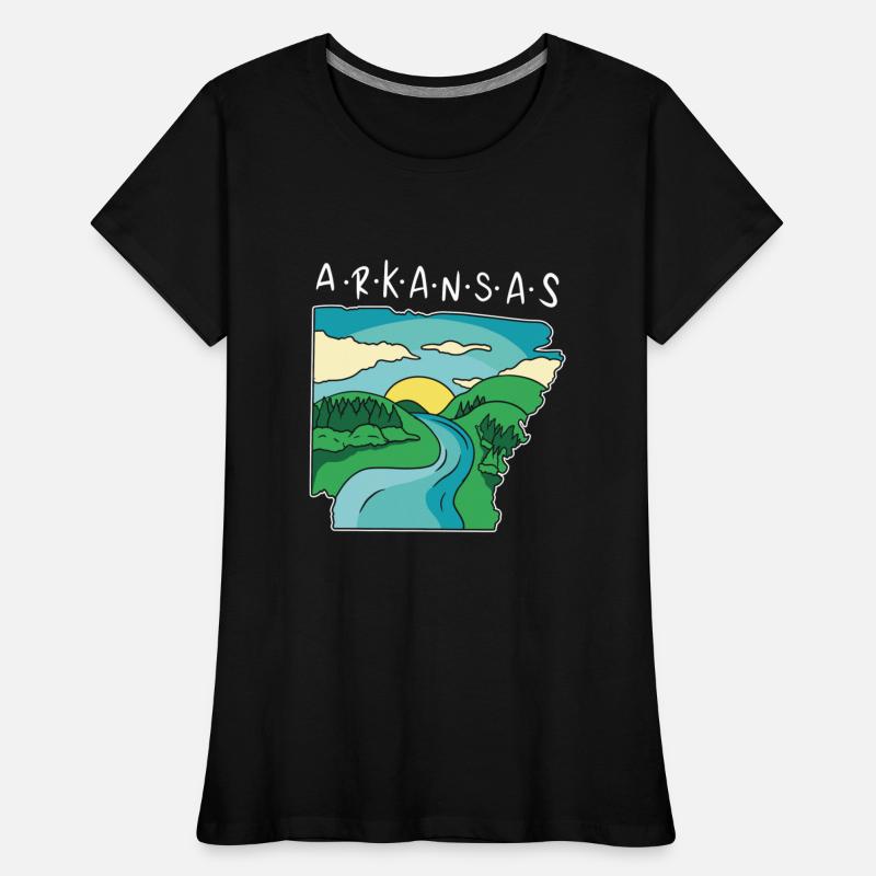 State Of Arkansas Map Landscape