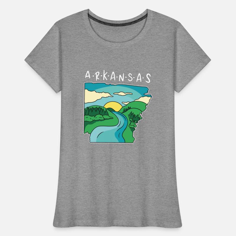 State Of Arkansas Map Landscape