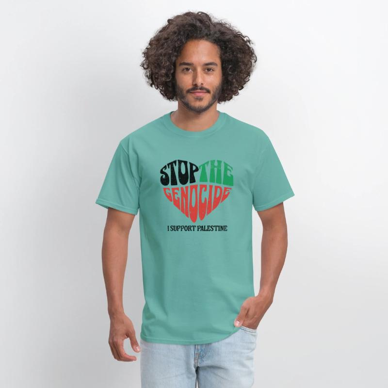 Stop The Genocide - Support palestine tees