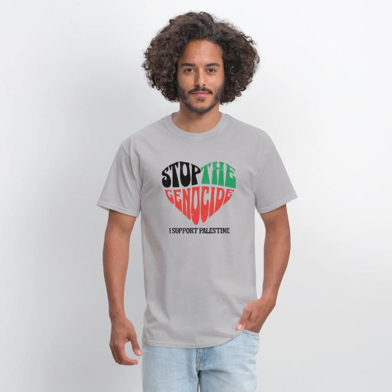 Stop The Genocide - Support palestine tees