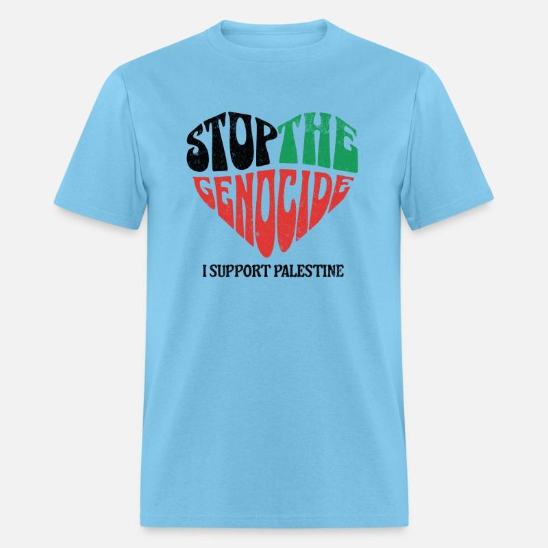 Stop The Genocide - Support palestine tees