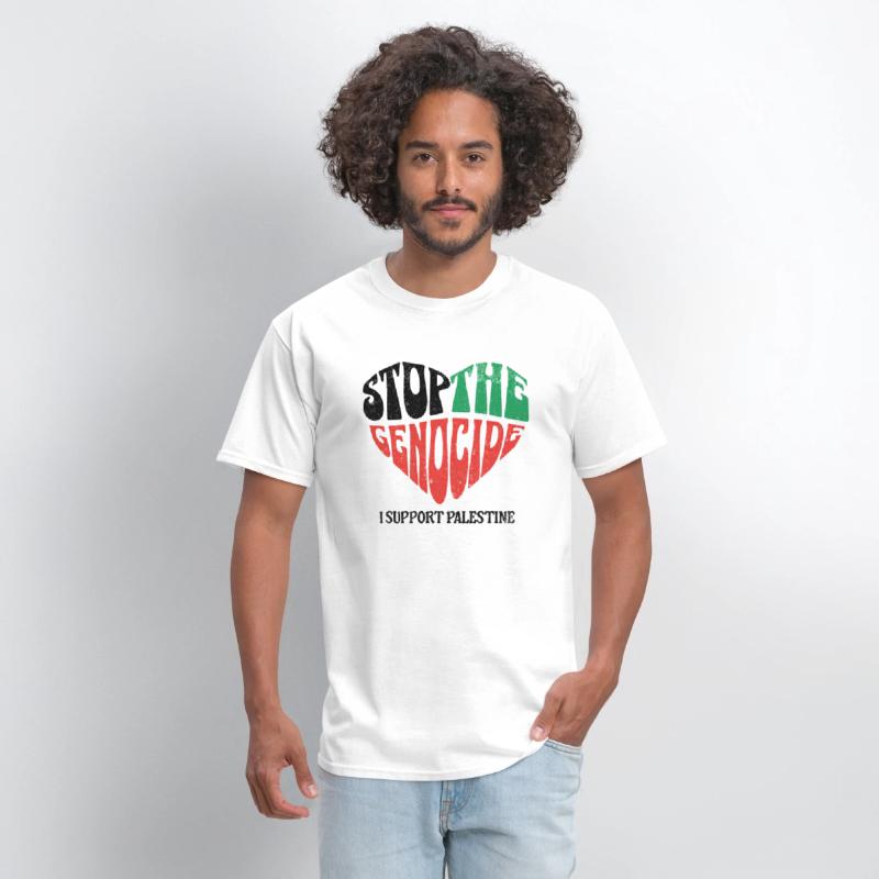Stop The Genocide - Support palestine tees