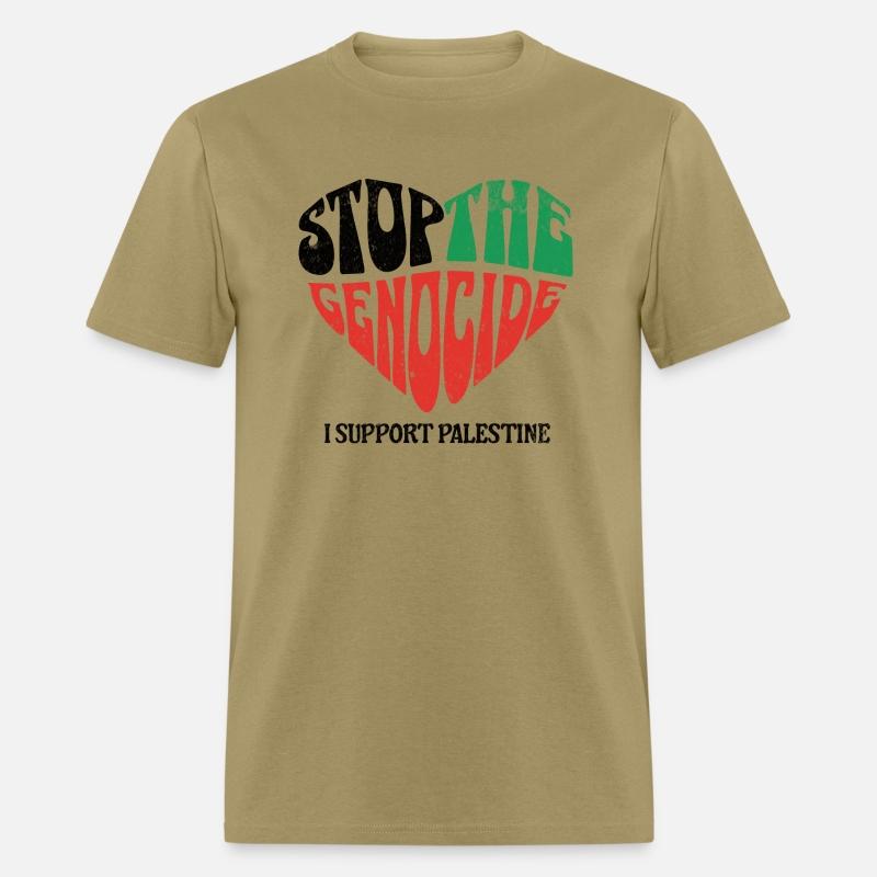 Stop The Genocide - Support palestine tees
