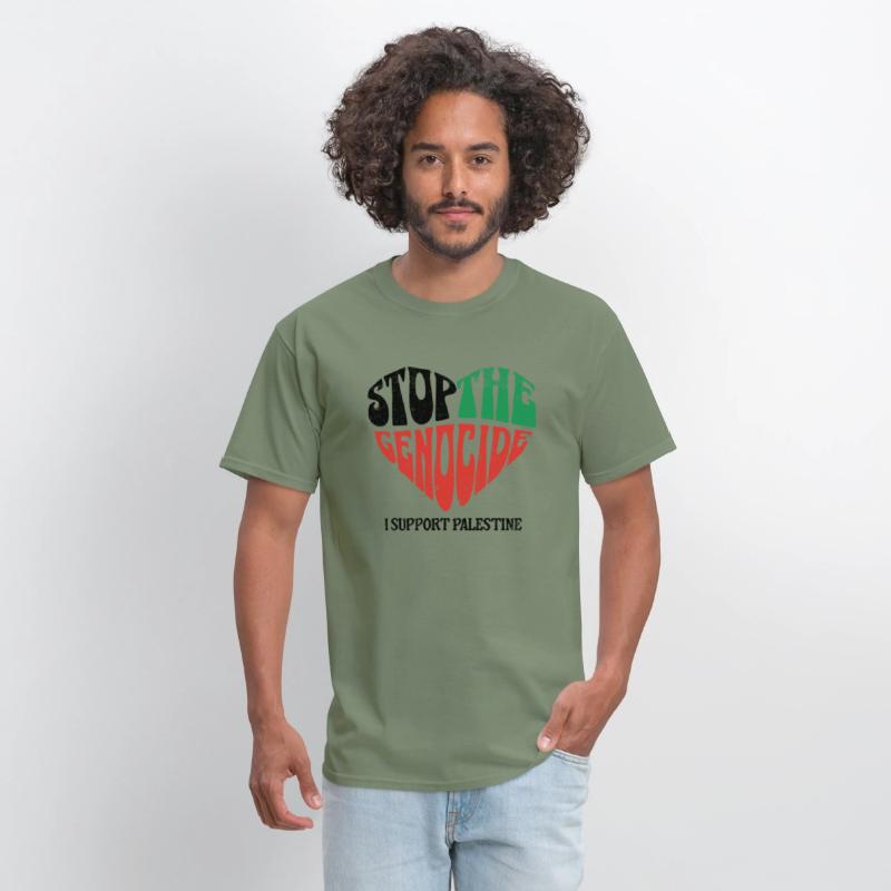 Stop The Genocide - Support palestine tees