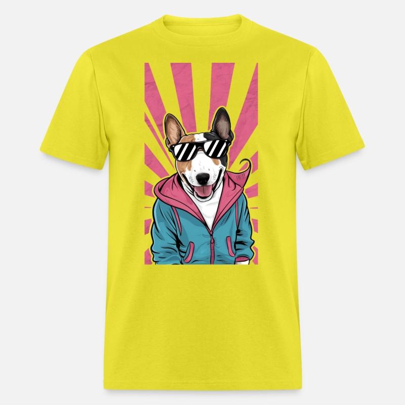 Stylish Retro Bull Terrier