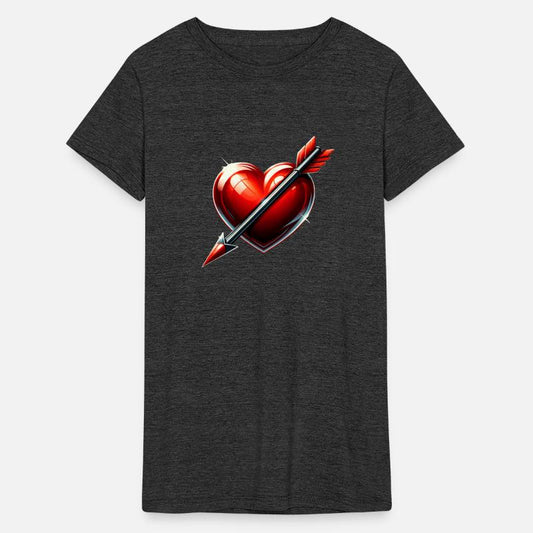 Stylized Bright Heart with Arrow
