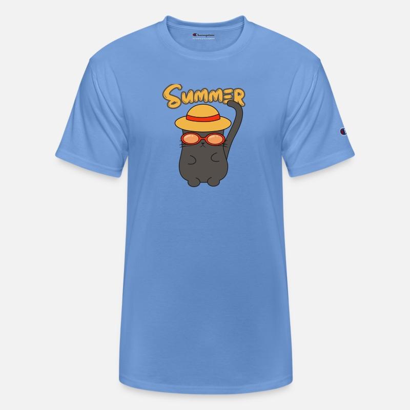 Summer Cat Vacation Cute Cat In Holidays Beach Fun