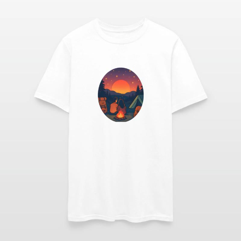 Sunset Camping Romance