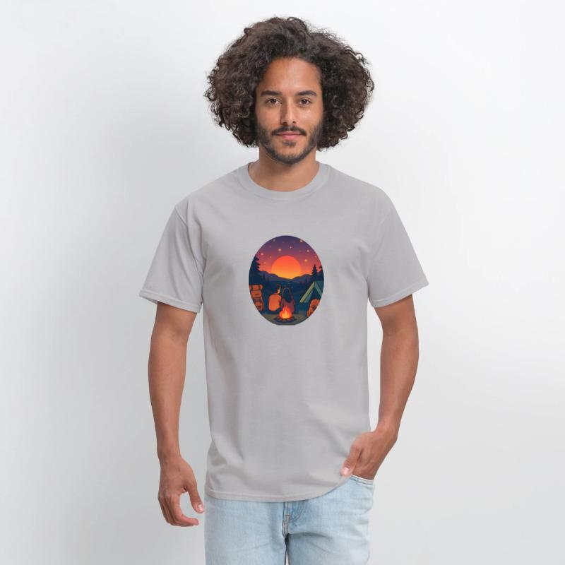 Sunset Camping Romance