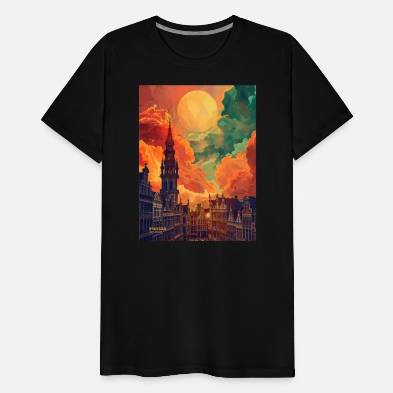 Sunset in Brussels Belgium