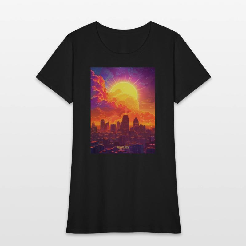 Sunset in Kansas City Missouri USA